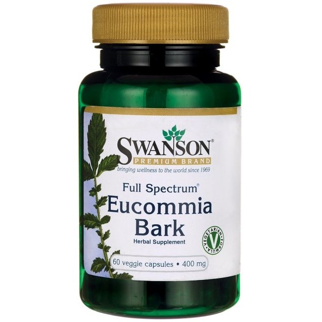 Swanson  Full Spectrum Eucommia Bark, 400mg  - 60 vcaps